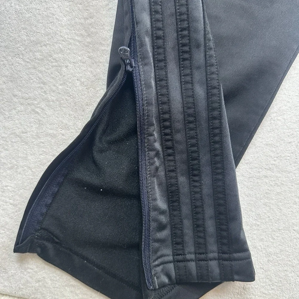 Adidas Men's XL Primegreen 3-Stripes Track Pants Dark Gray‎ Black Ankle Zip